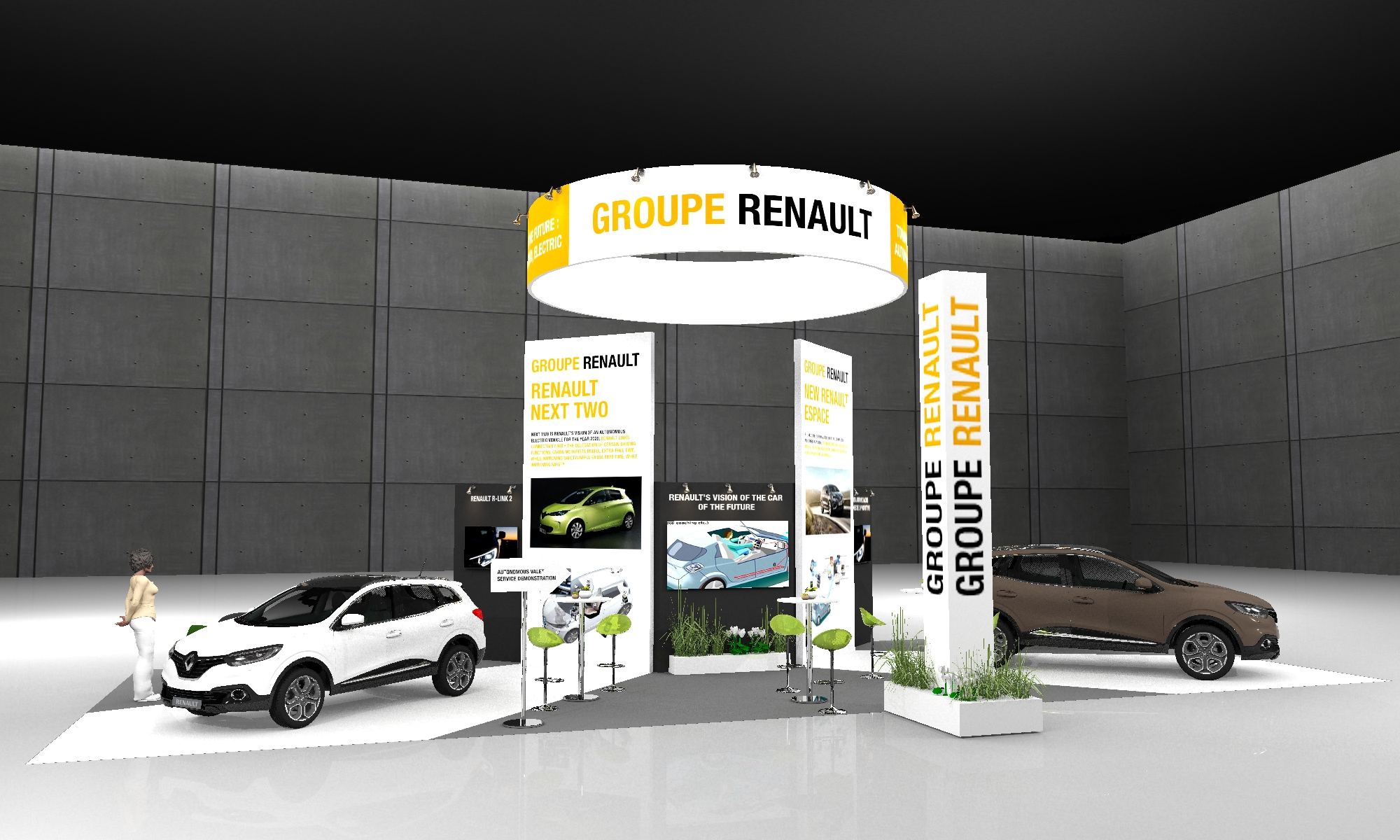 Stand Renault au congrés ITS de Bordeaux